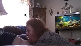 Ugly wife sucks off my cock