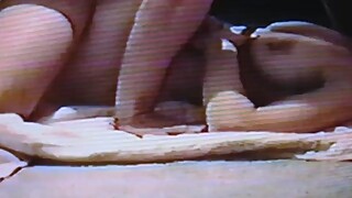 Wife getting cock from friend. low quality old vhs
