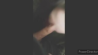 Wife swallowed cum,helping neighbor