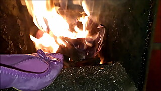 Wife burn old heels