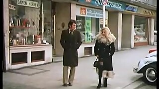 Blonde wife plays street hooker in fur coat and gets fucked by another man