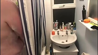Wife showers on hidden cam