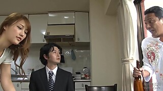 Unfaithful Wife Nao Wakana having the fuck of her life with her neighbor