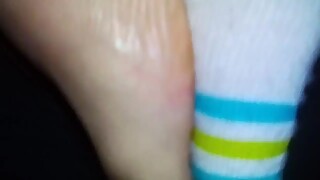 cum on gfs feet & socks